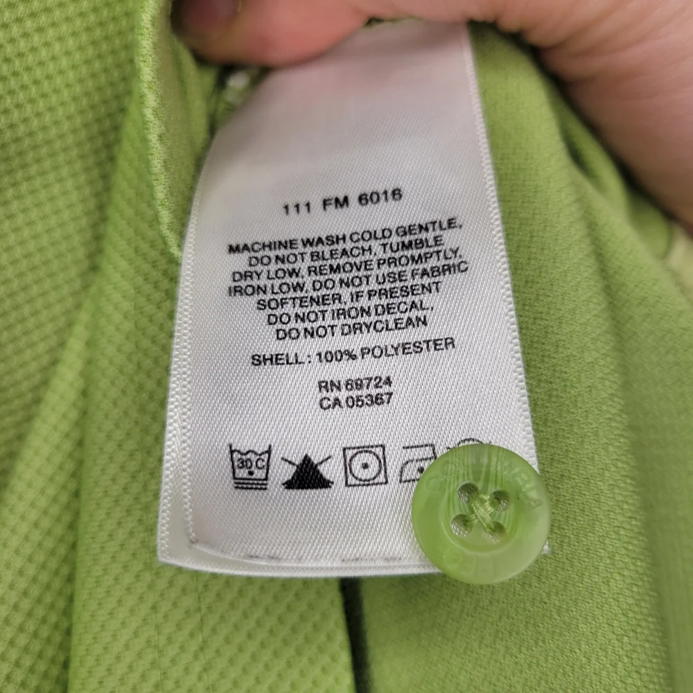 Columbia PFG Vented Green Golf Fishing Sport Dad Father Vacation Polo - Picture 2 of 9